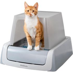 Petsafe Scoopfree Crystal Pro Front-Entry Self-Cleaning Litter Box