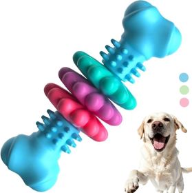 Puppy Chew Toys, Indestructible Dog Toys for Aggressive Chewers - Small & Medium Breed, Durable Rubber Chew Bone Toy for Small Dogs