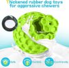 havit Indestructible Squeaky Dog Balls for Aggressive Chewers, Interactive Dog Toys to Keep Them Busy, Rubber Dog Chew Toy for Large Medium Breed
