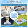 120*70cm Dog Cooling Mat, 2026 New Summer Pet Mats, Portable Pet Cooling Pad for Travel, Washable Gel Coolings Mat for Dogs and Cats Indoor Outdo
