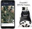 feGet Realtime Location Update w/ Pet Tracker GPS Tracking Collars for Dogs Size:M
