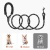 Rope Dog Leash with Padded Handle for Medium Large Dogs
