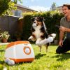 Automatic Dog Ball Launcher with 26-79 FT Distance, Automatic Ball Launcher for Medium and Large Dogs, Orange