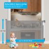 Retractable Baby Security Gate Door 58.3in Extra Wide Stair Gate for Toddlers Dogs Baby Gate with Punch Kit Punch-free Kit for Doorway Hallway In