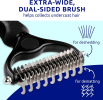 Black pet hair removal dog brush for hair removal - indoor cats use cat brush