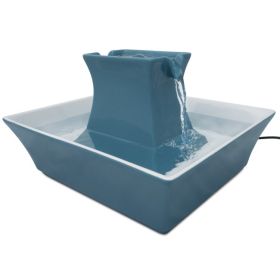 Petsafe Blue Stoneware Pagoda Fountain - Pww00-14898