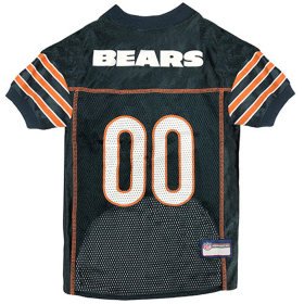 Chicago Bears Pet Striped Jersey (size: 3 XL)
