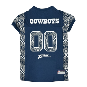 Dallas Cowboys Zubaz Pet Jersey (size: LG)