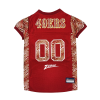 San Francisco 49ers Zubaz Pet Jersey