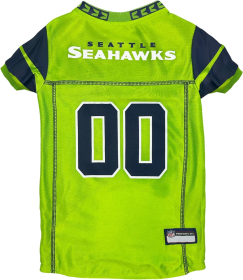 Seattle Seahawks Color Rush Pet Jersey (size: LG)